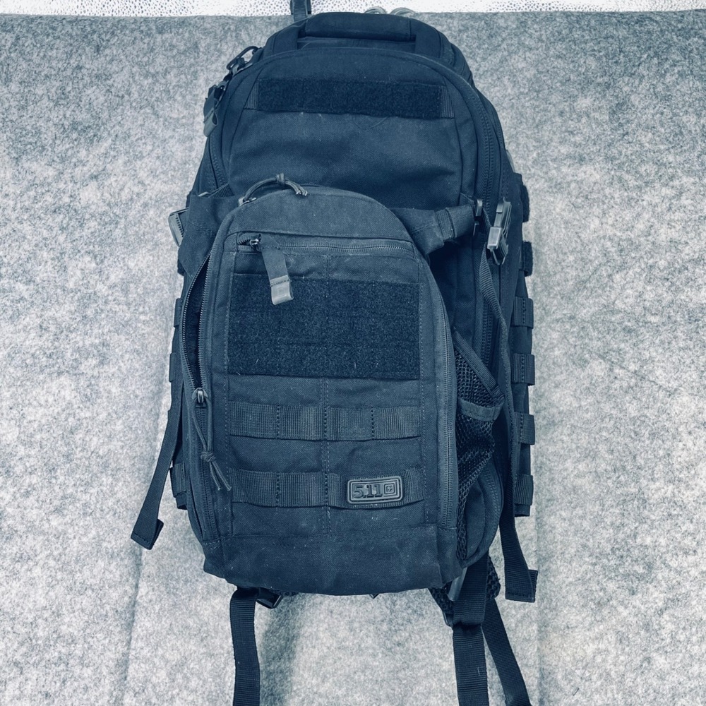 5.11 Tactical Rush 12 Backpack Unisex OS Black Molle Military EDC Bag Gorpcore